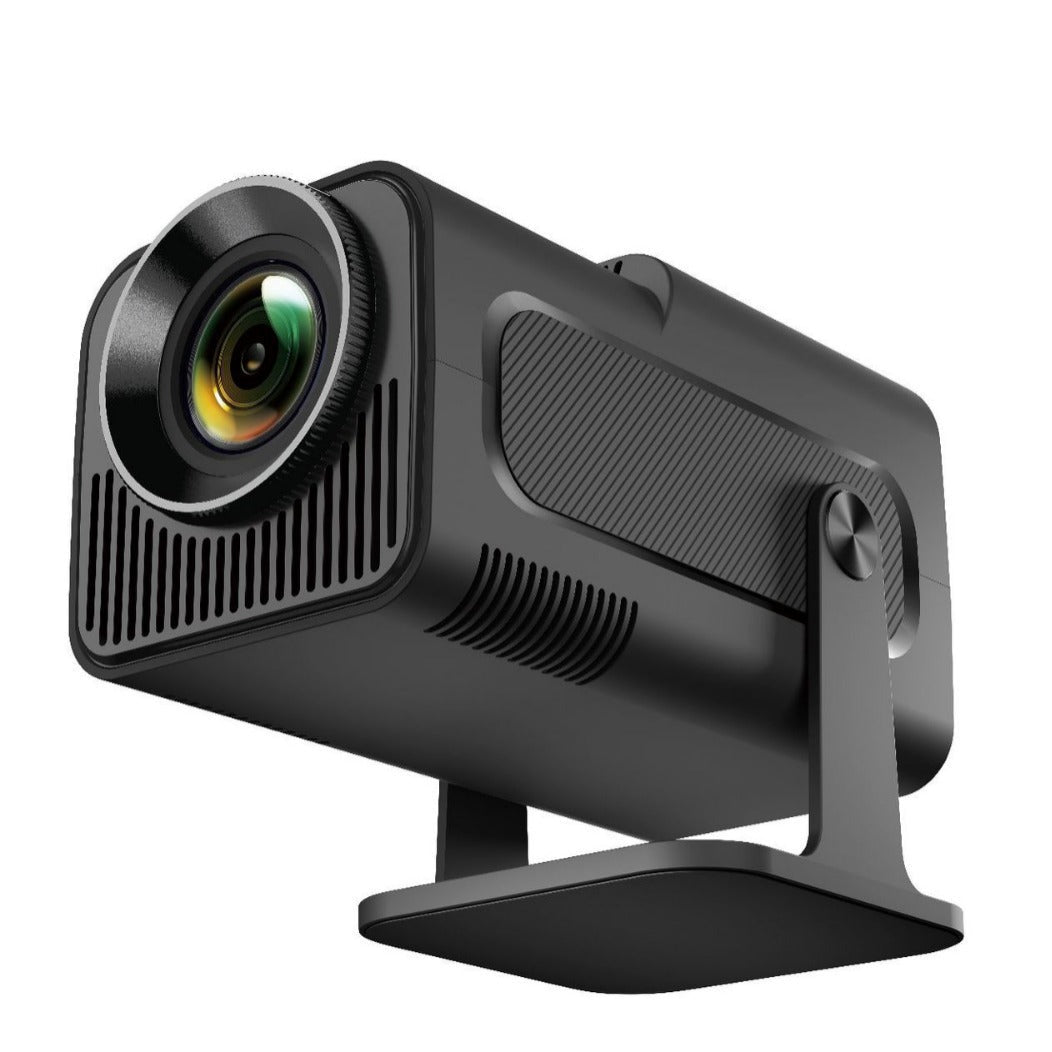 HY320 Mini 4K Portable Smart Projector for Home and Mobile Use in Black
