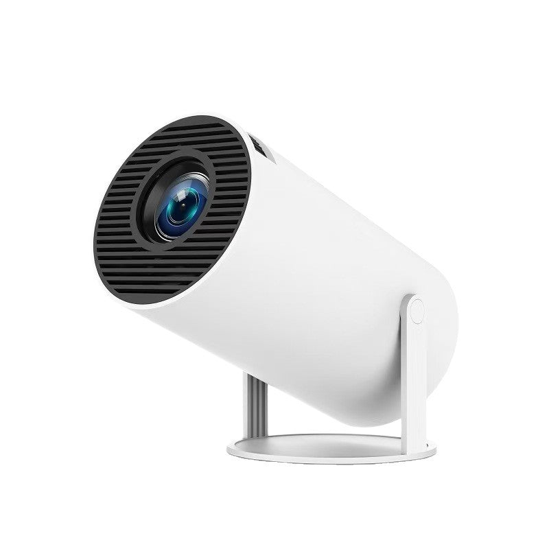 HY300 Pro 4K Android Portable Wireless Smart Projector 5G WiFi in White