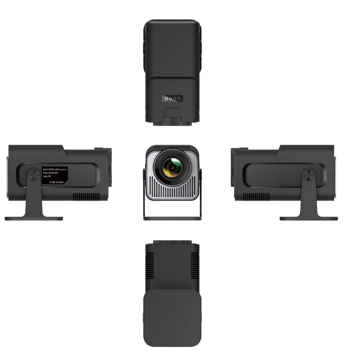 HY320 4K Android Smart Projector Portable Home Theater Device