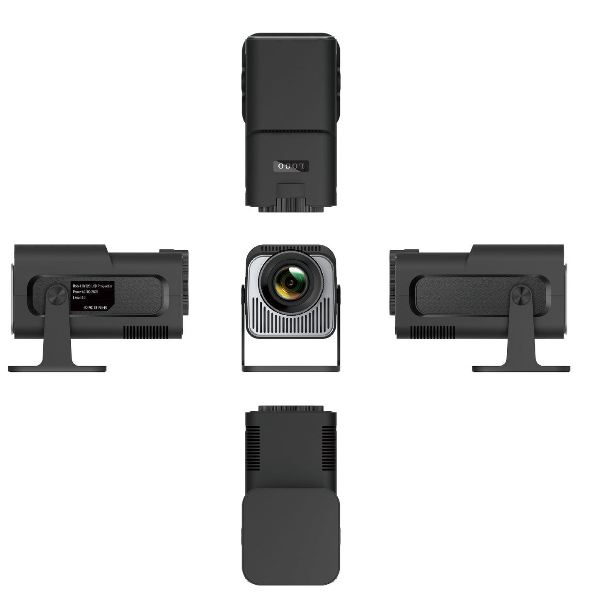 HY320 4K Android Smart Projector Portable Home Theater Device
