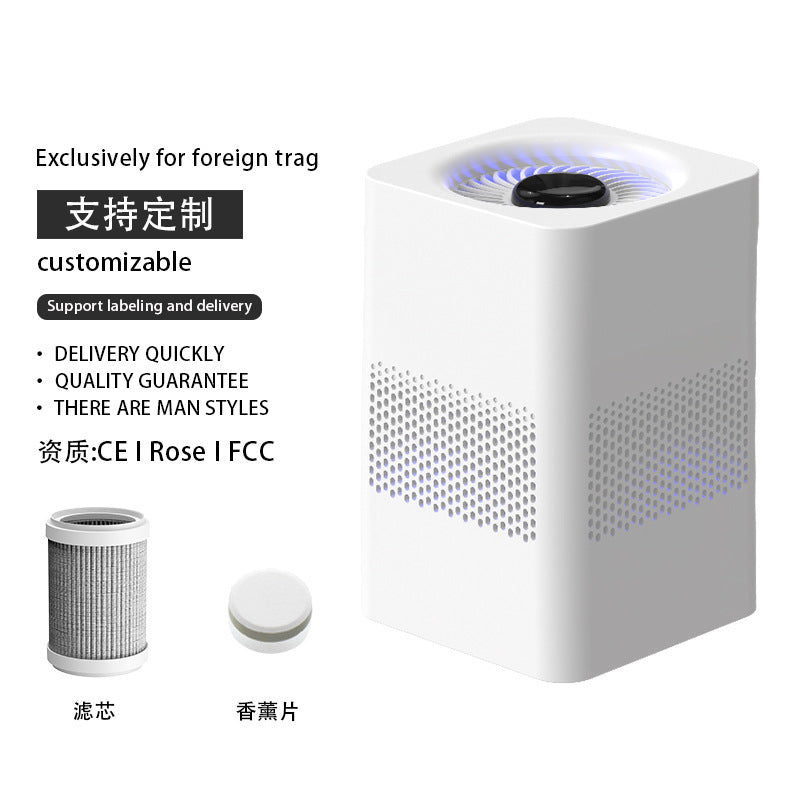 USB Negative Ion Air Purifier for Home with Odor Filter