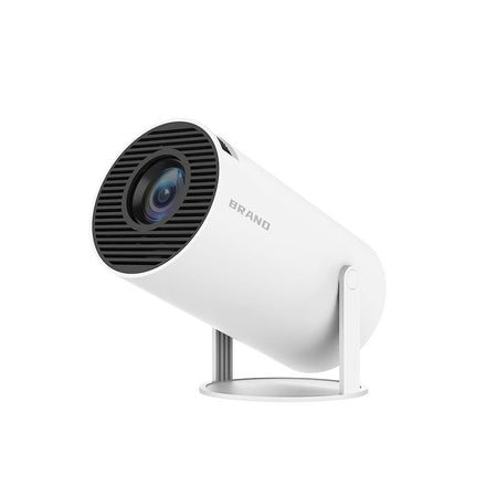 HY300 Pro 4K Portable LCD Projector Wireless Home Theater in White