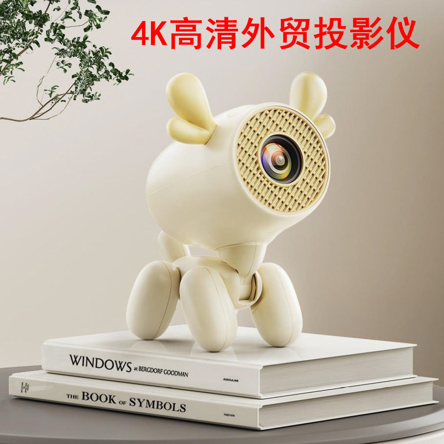 Deer Design 4K Android Portable Projector for Home and Outdoor