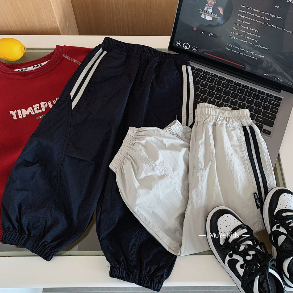 Kids Korean Style Lightweight Anti-Mosquito Jogger Pants
