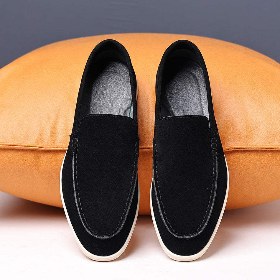 Men's Retro Slip-On Driving Loafers Casual Breathable Shoes
