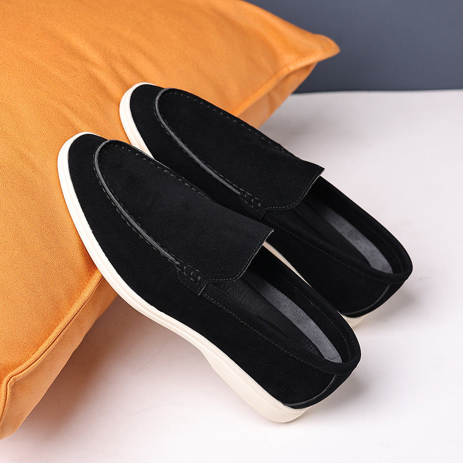 Men's Retro Slip-On Driving Loafers Casual Breathable Shoes