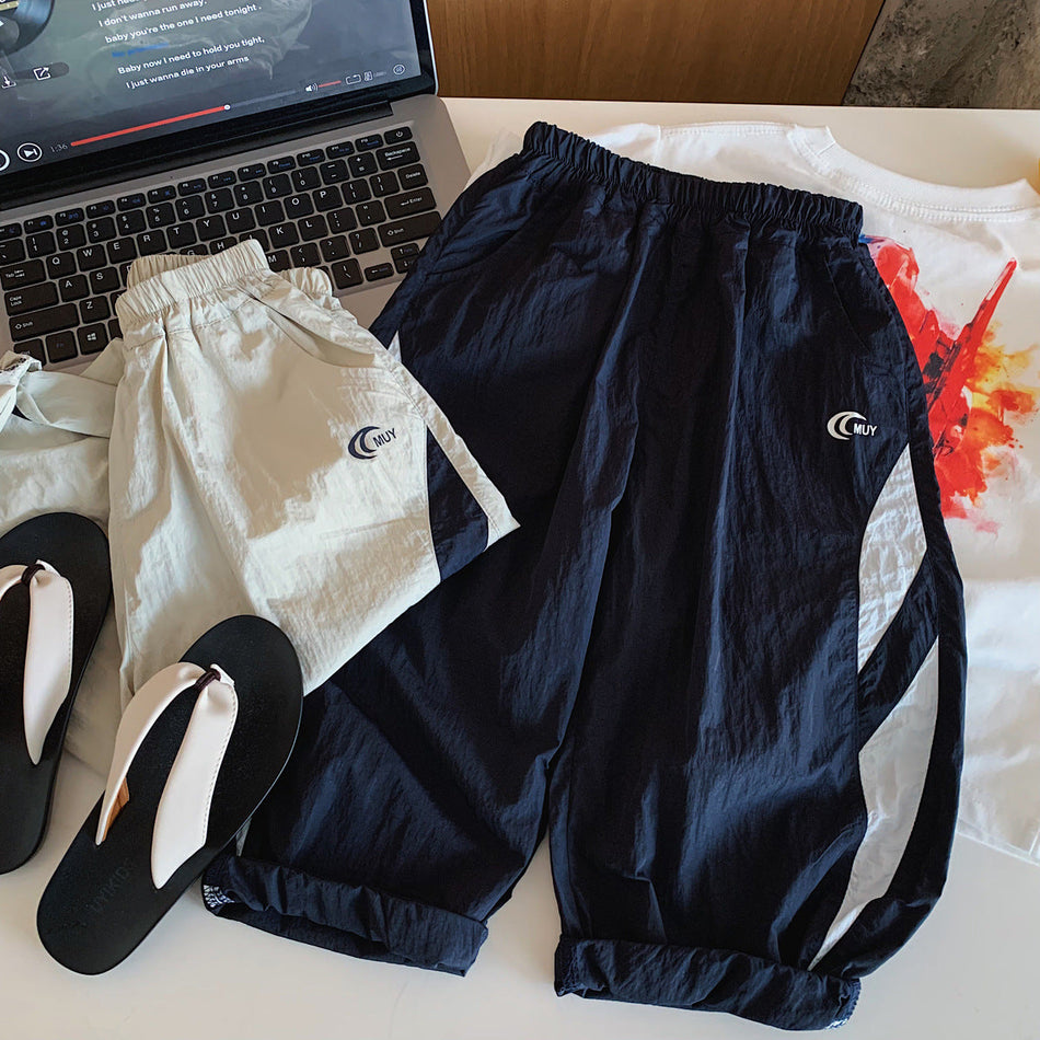 Kids Korean Style Quick-Dry Anti-Mosquito Casual Long Pants