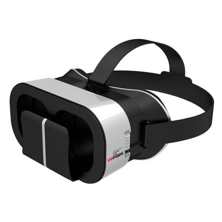 VR Head-Mounted Mobile Phone VR Helmet All-in-One Viewing Glasses in Black