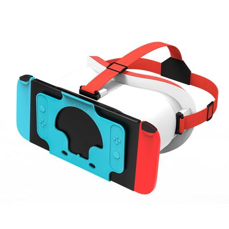 Switch Compatible VR Headset with OLED 3D Display Viewer