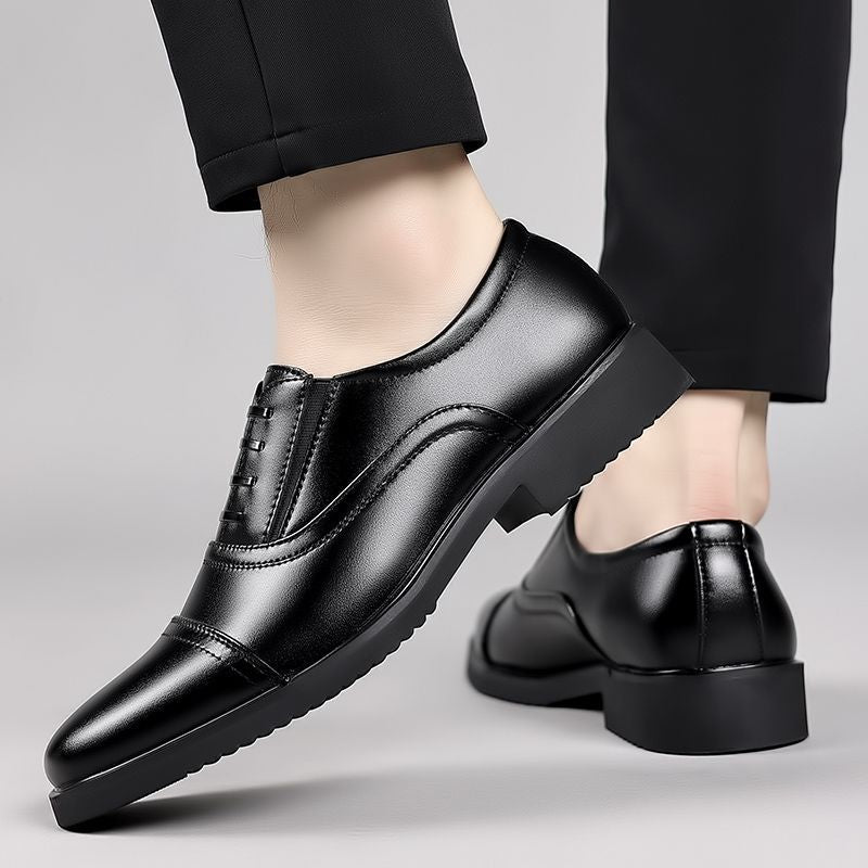 Men's Genuine Cowhide Casual Business Shoes Soft Sole Loafers