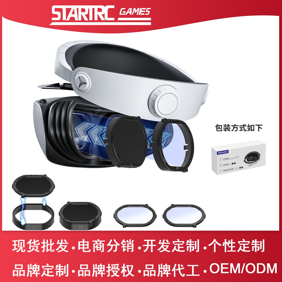 PSVR2 Magnetic Lens Cover Anti-Blue Light Anti-Fog Protective