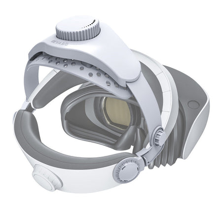 Devaso PSVR2 Elite Headband Comfortable Weight-Reducing Head Strap in White