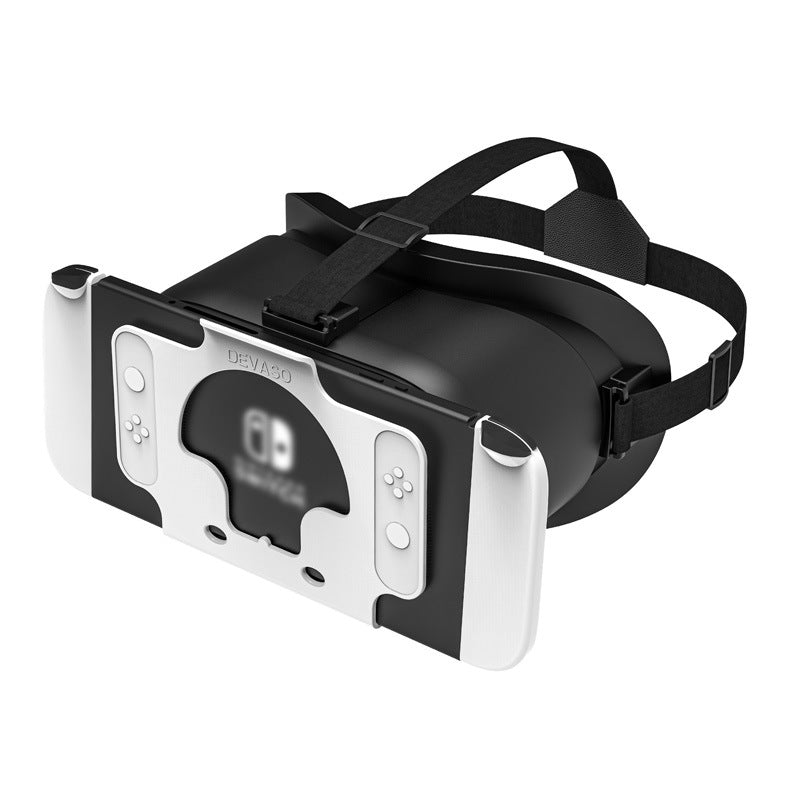 3D HD VR Headset for Switch OLED Handheld Gaming Experience in Black