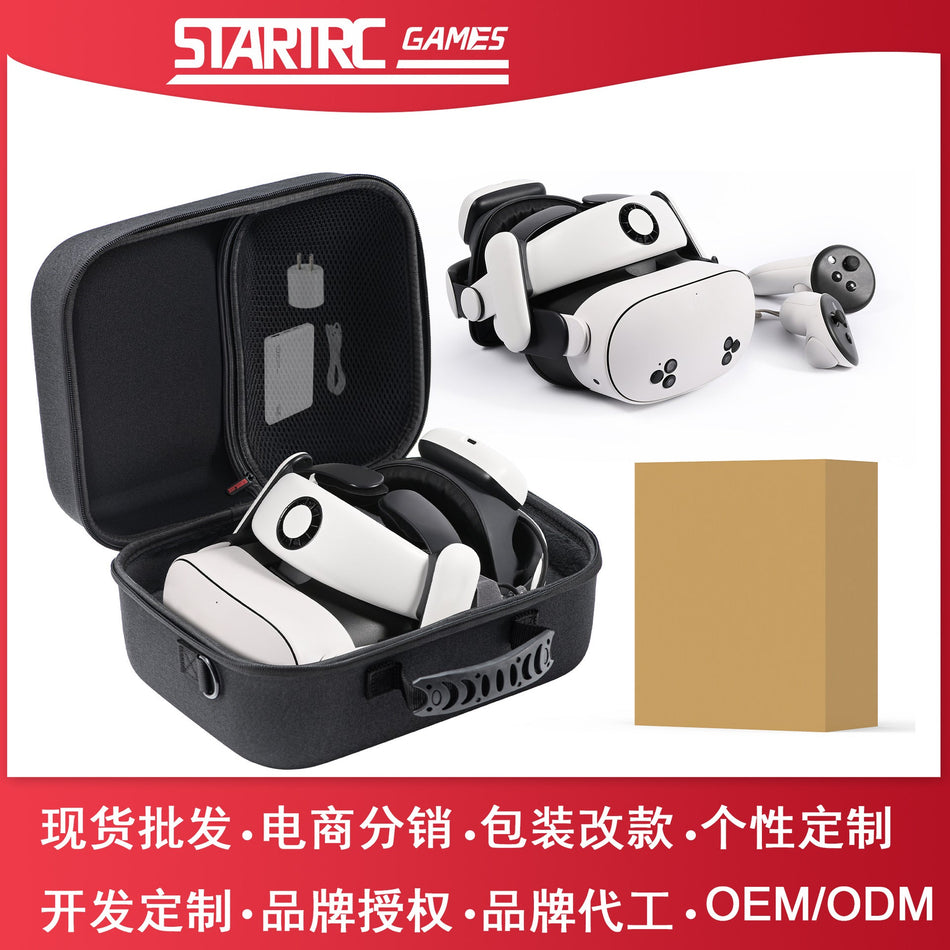 Meta Quest 3/3S Crossbody Storage Bag for VR Headset Travel