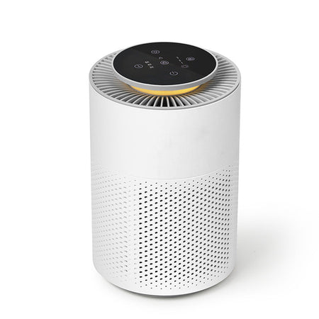 White Smart Desktop Air Purifier for Formaldehyde and Smoke Removal