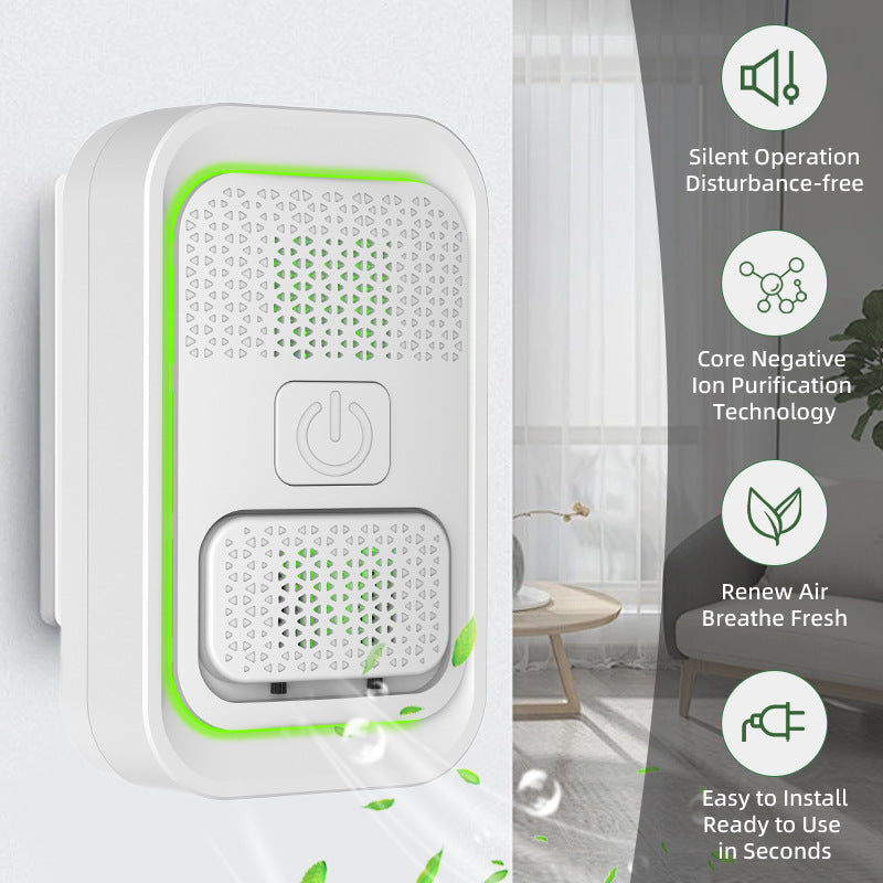 Plug-In Negative Ion Air Purifier for Home Odor Removal