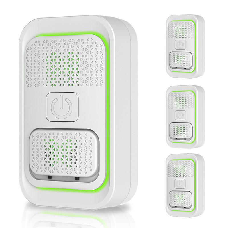 White Plug-In Negative Ion Air Purifier for Home Odor Removal