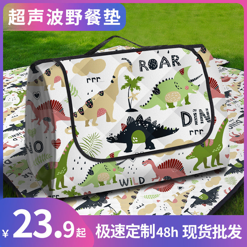 Waterproof Thickened Ultrasonic Picnic Mat for Outdoor Camping
