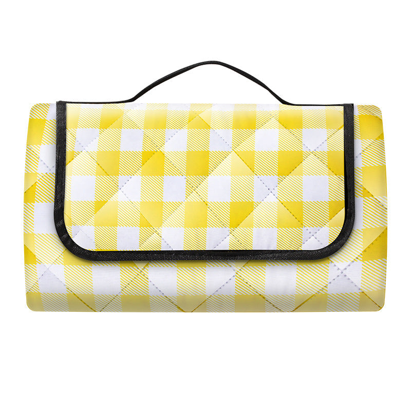 Custard candy Waterproof Thickened Ultrasonic Picnic Mat for Outdoor Camping 200*200cm