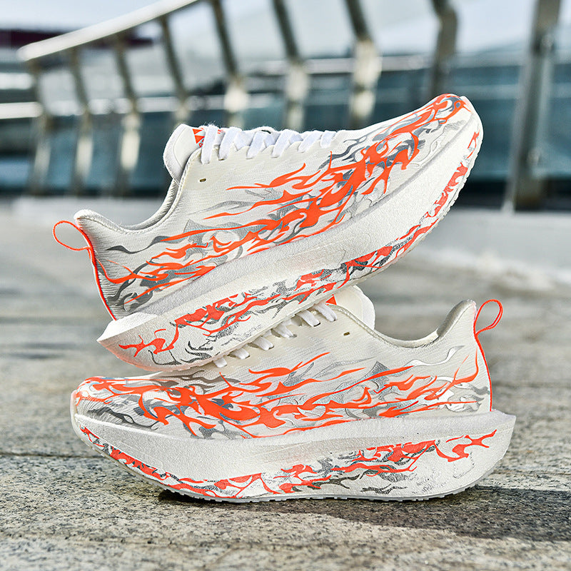 Lightweight Carbon Plate Running Shoes Shock Absorbing Sports