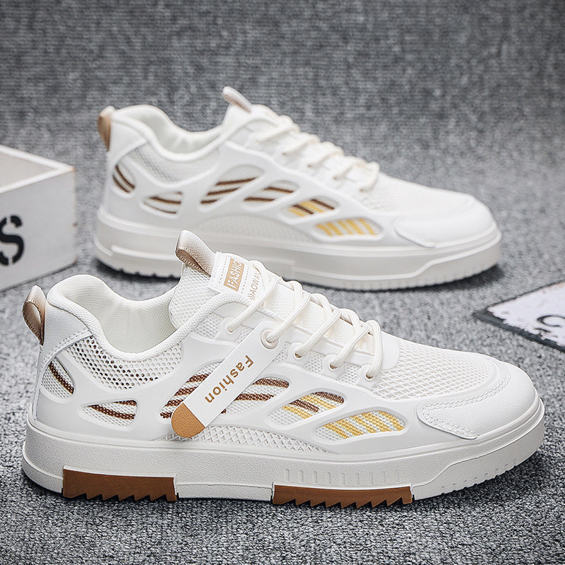 Men's Breathable Mesh Casual Sneakers Soft Sole Elevated Shoes