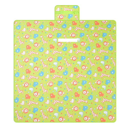 Yellow and Custom Oxford Cloth Picnic Mat with Waterproof Outdoor Design