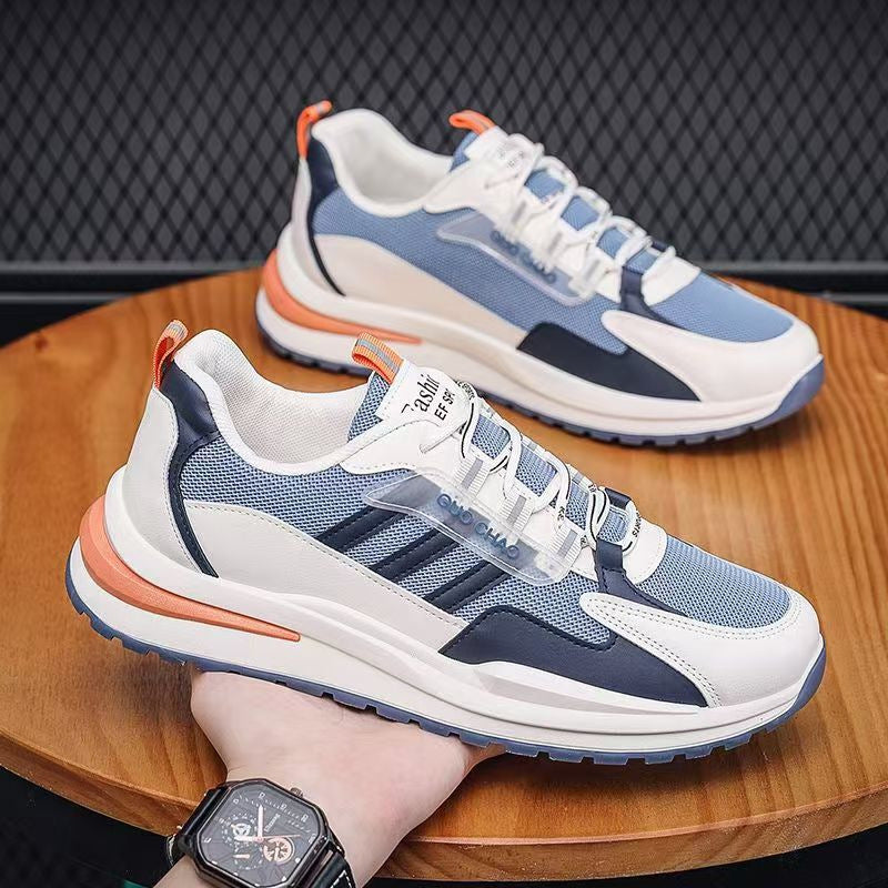 Blue Men's Lightweight Classic Running Sneakers Casual Outdoor Shoes
