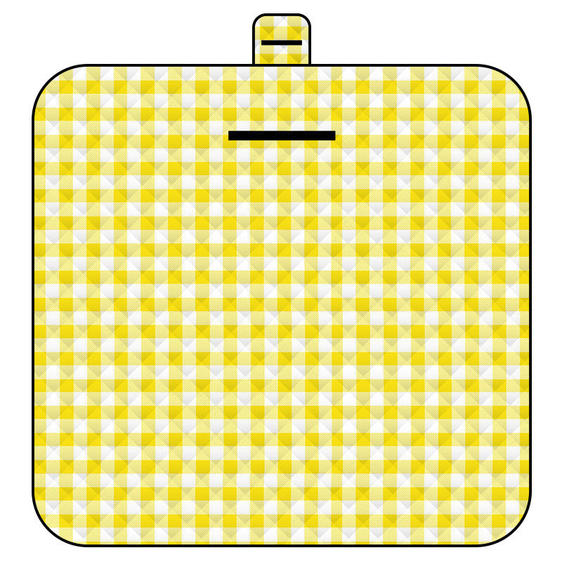 New ultrasonic Plaid Ultrasonic Waterproof Picnic Mat for Camping and Beach Use