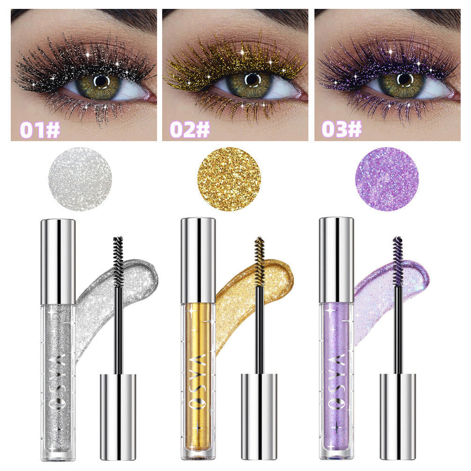 Pearlescent Shimmer Mascara Long Curling and Lasting Definition