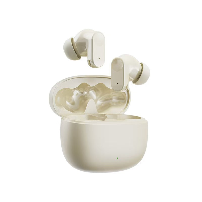 Premium Wireless Bluetooth Sports Headset with Noise Reduction in White