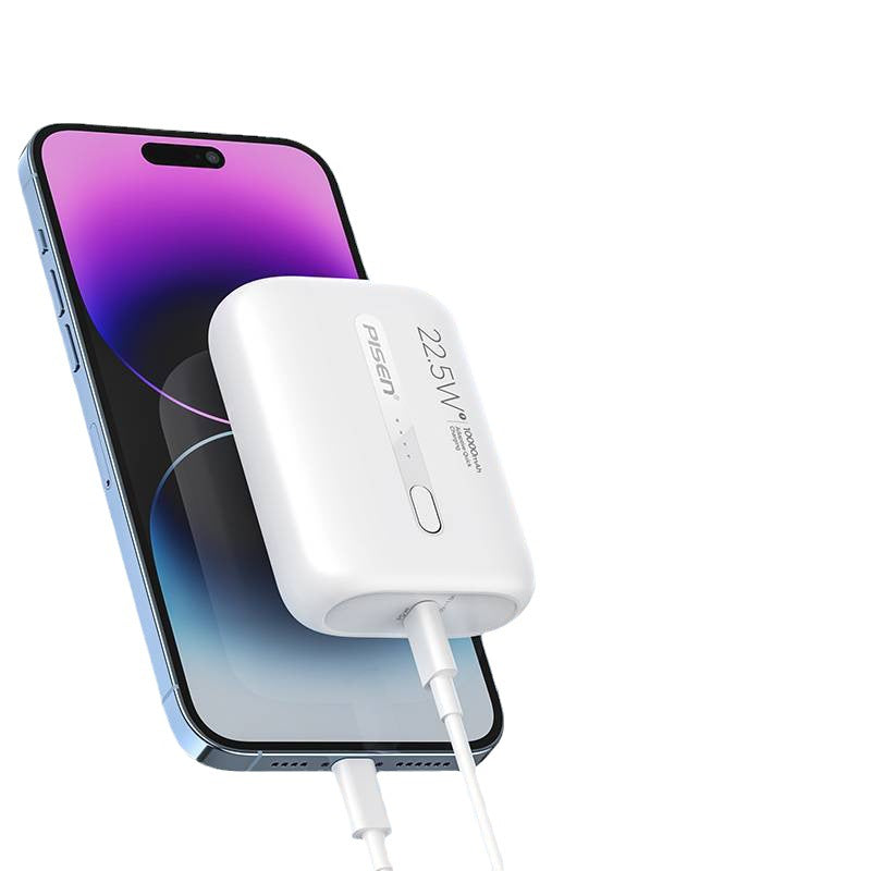 Pisen 10000mAh 22.5W Fast Charging Mini Portable Power Bank