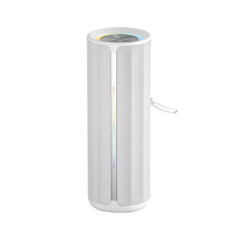 Waterproof Portable Bluetooth Speaker with Deep Bass for Outdoor Use in Black