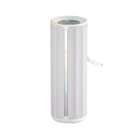 Waterproof Portable Bluetooth Speaker with Deep Bass for Outdoor Use in Black
