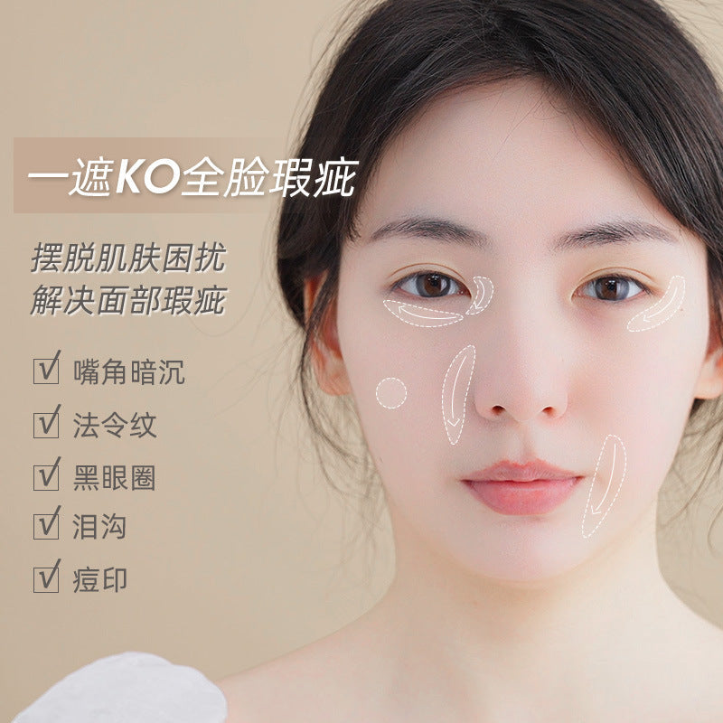 Silky Concealer Foundation Cream for Smooth Natural Coverage