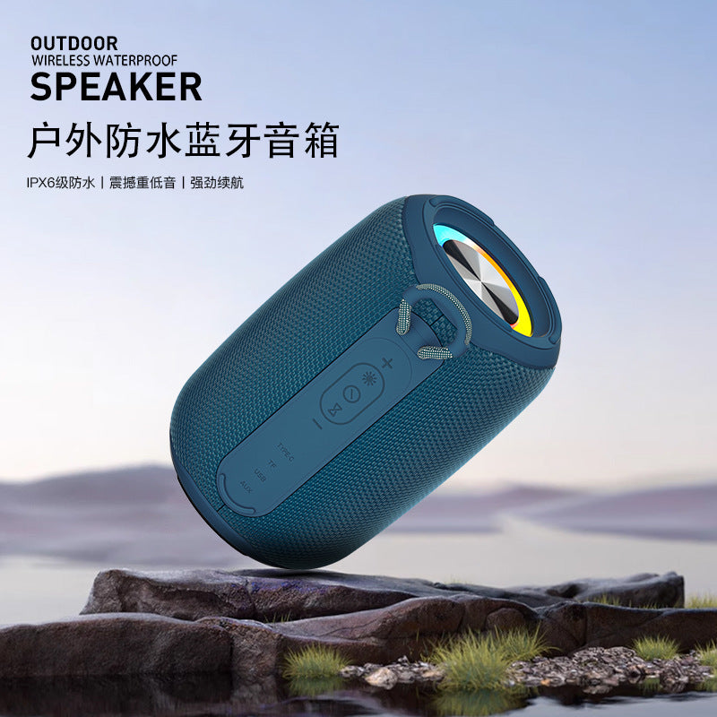 IPX6 Waterproof Bluetooth Speaker with Subwoofer and RGB