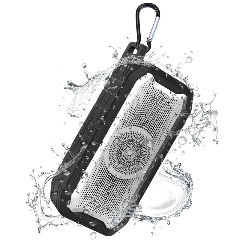X3 IPX67 Waterproof Wireless Bluetooth Speaker with Subwoofer in Black