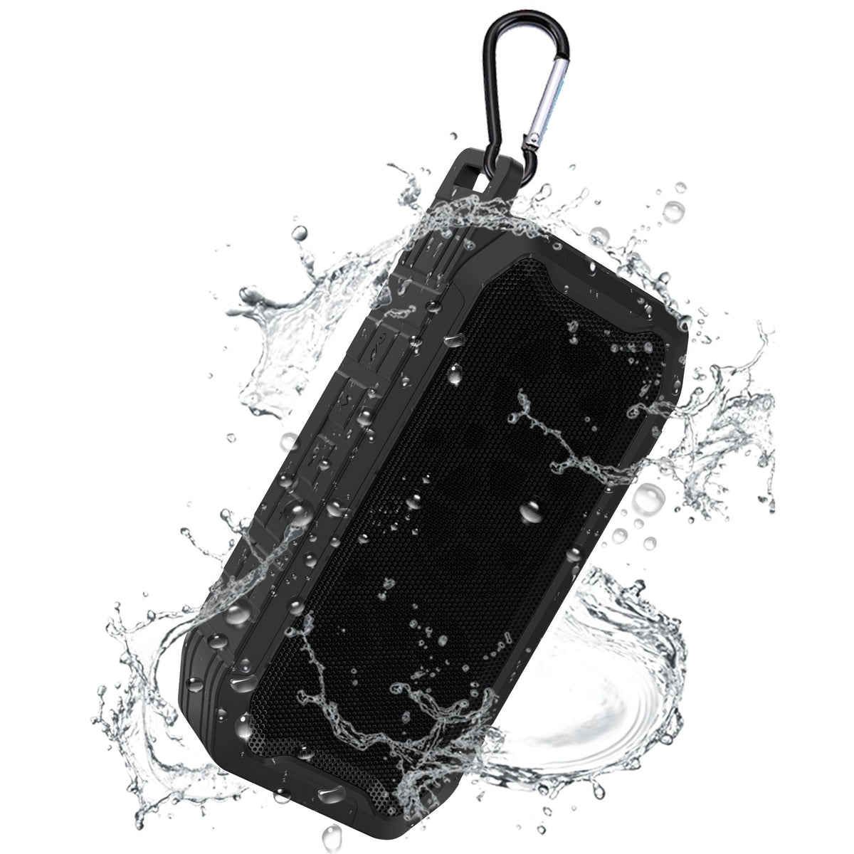 X2 IPX67 Waterproof Wireless Bluetooth Speaker with Subwoofer in Black