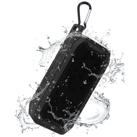 X2 IPX67 Waterproof Wireless Bluetooth Speaker with Subwoofer in Black