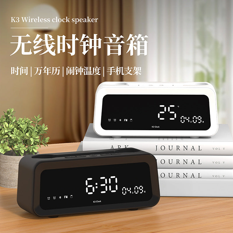 Multi-Function Bluetooth Speaker with Calendar, Alarm Clock and