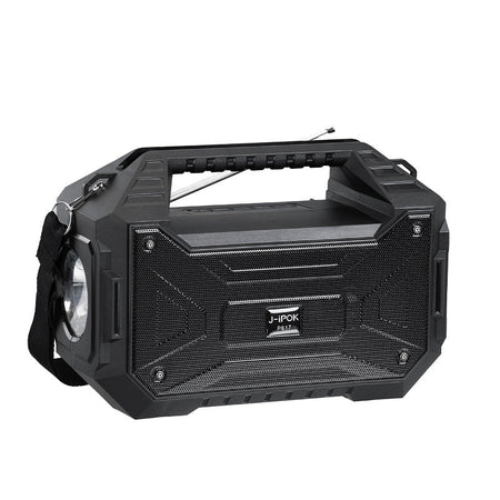 P617 Solar Charging Portable Bluetooth Speaker with Radio for Outdoor Use in Red