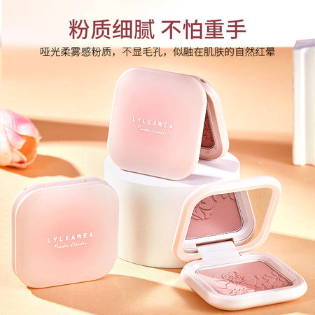 Monochrome Matte Blush Powder Soft Mist Natural Nude Finish