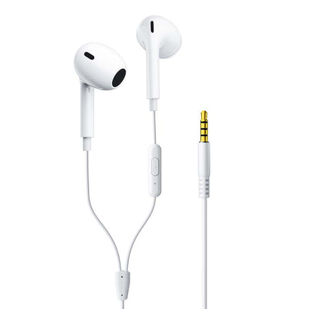 Pisen 3.5mm Semi-In-Ear Wired Earphones with Mic and Controls