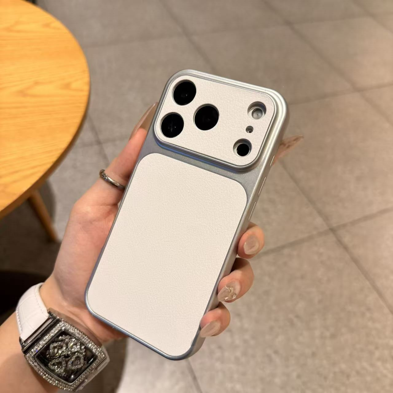 Premium Sheepskin Leather Phone Case for iPhone Pro Series
