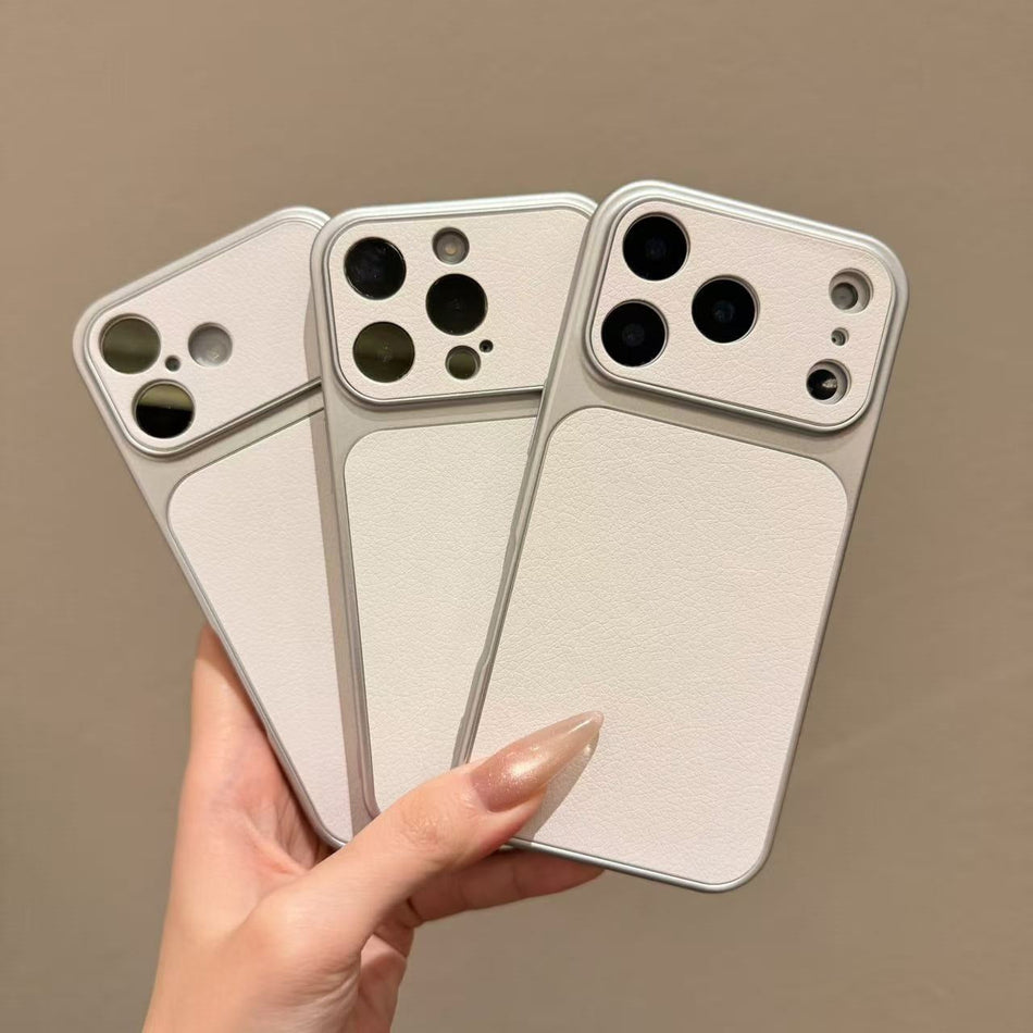 Premium Sheepskin Leather Phone Case for iPhone Pro Series