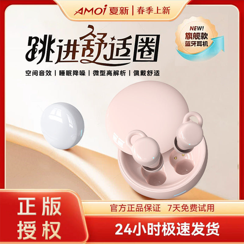 Mini True Wireless Sleep Bluetooth Earbuds with Noise Reduction