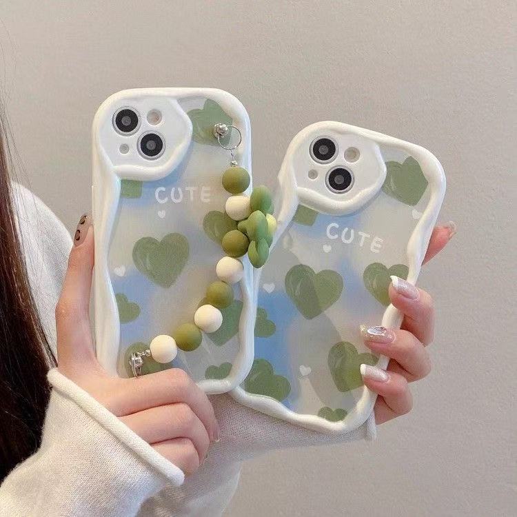 Elegant Love Design Shockproof Phone Case for iPhone Pro Series