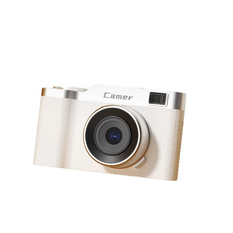 HD Dual-Camera CCD Digital Camera for Travel & Daily Recording in White
