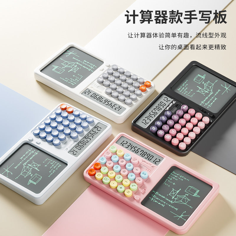 Voice Activated 2-in-1 Solar Handwriting Calculator Memo Pad