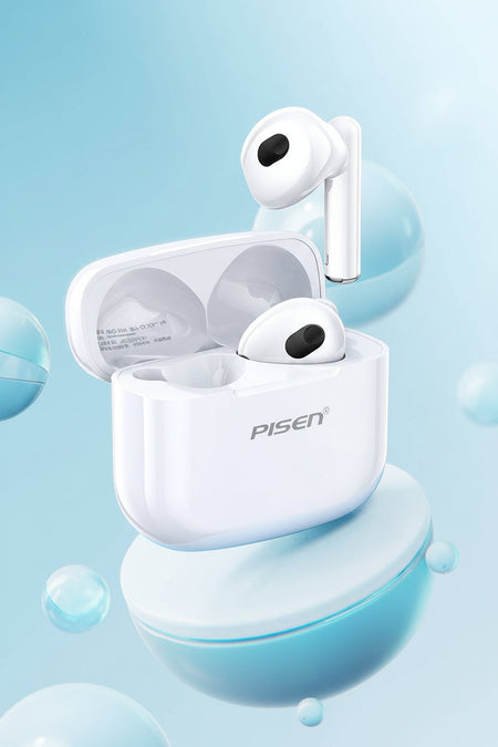 Pisen Buds P1 True Wireless Bluetooth Earbuds with Noise Reduction in Blue