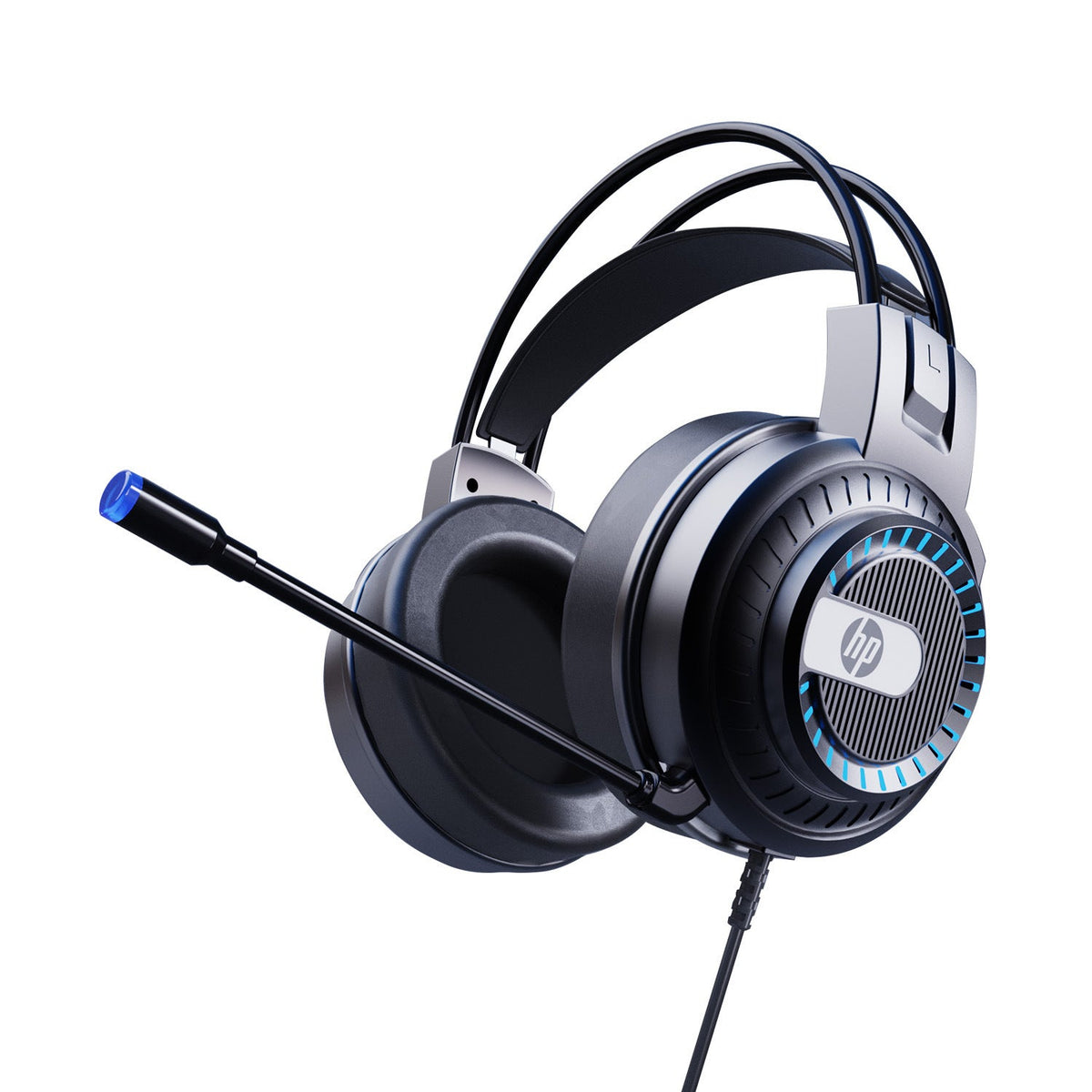 HP 8008U Wired Head-Mounted Gaming Headset for PC and Laptop